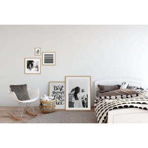 Nielsen Accent cadru din lemn masiv Scandic stejar 30x30 cm sticlă normală