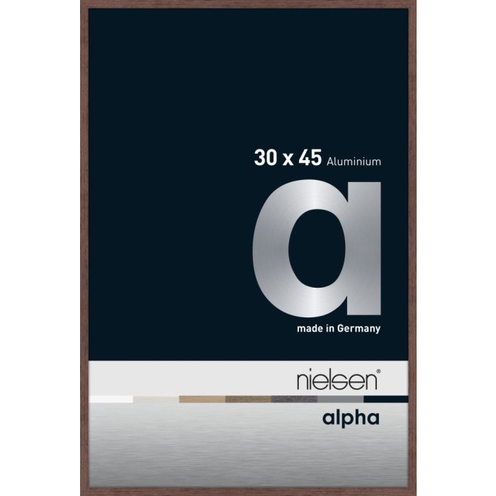 Nielsen aluminiu cadru Alpha TCSC 30x45 cm wengé lumina