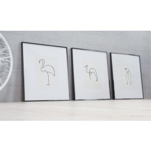 Rama foto din aluminiu Nielsen Alpha TCSC 50x70 cm stejar alb