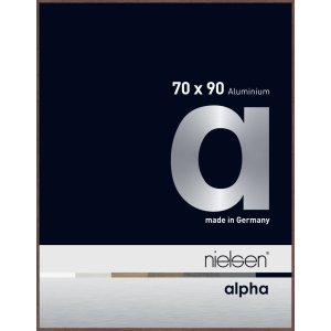 Nielsen aluminiu cadru Alpha TCSC 70x90 cm wengé...