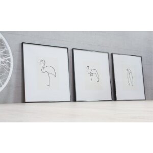 Rama foto din aluminiu Nielsen Alpha TCSC 70x90 cm gri