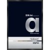 Nielsen aluminiu cadru Alpha TCSC 21x30 cm anodizat negru lucios