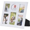 KLS Galerie foto 6 fotografii Cadru din plastic 28x23 cm Negru Argint Alb