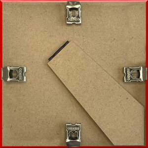 Henzo ramă din plastic Napoli 10x10 cm roșu normal suport de sticlă