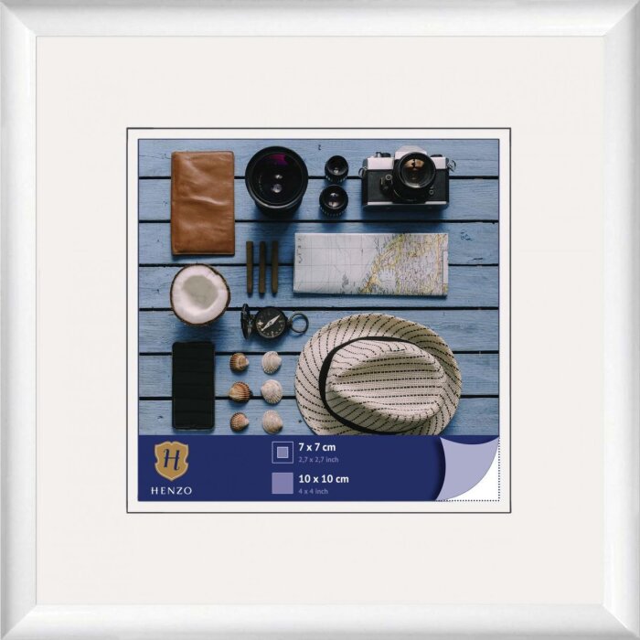 Henzo Napoli ramă din plastic 10x10 cm alb