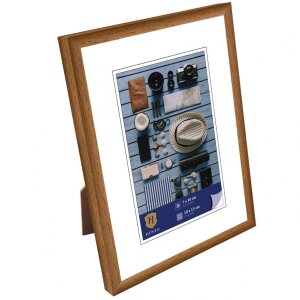 Henzo cadru din plastic Napoli 10x15 cm maro mediu