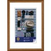 Henzo cadru din plastic Napoli 13x18 cm maro mediu