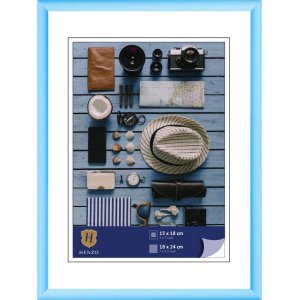 Henzo Kunststoffrahmen Napoli 18x24 cm hellblau