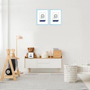 Henzo cadru din plastic Napoli 24x30 cm albastru deschis