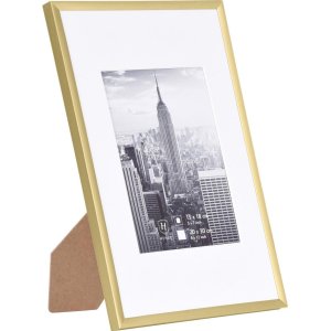 Henzo aluminiu cadru Manhattan 21x29.7 cm aur cu passe-partout
