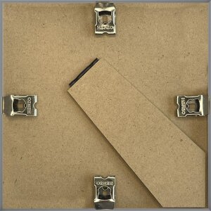 Henzo cadru din plastic Napoli 30x30 cm argint montare pe perete sticlă normală