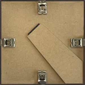 Henzo cadru din plastic Napoli 30x30 cm oțel gri sticlă normală montare pe perete