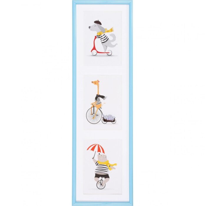 Henzo Galerie foto Napoli 3 fotografii 13x18 cm albastru deschis