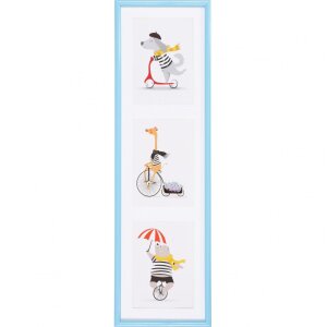 Henzo Galerie foto Napoli 3 fotografii 13x18 cm albastru...