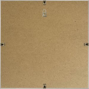 Henzo cadru din plastic Napoli 40x40 cm alb montare pe perete sticlă normală