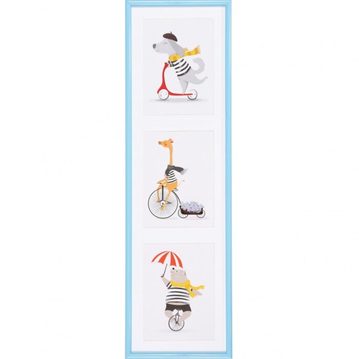 Henzo Galerie foto Napoli 3 fotografii 15x20 cm albastru deschis