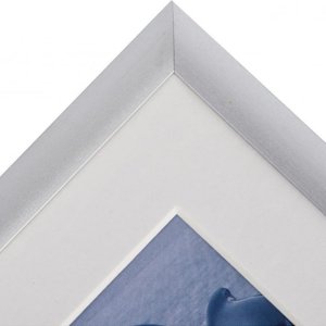 Henzo aluminiu cadru Portofino 30x45 cm argint cu passe-partout 20x30 cm