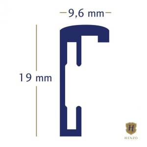 Henzo aluminiu cadru Portofino 30x45 cm oțel