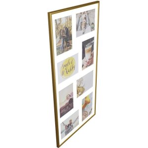 Galerie foto Henzo Napoli pentru 8 fotografii 13x18 cm aur 38x73,9 cm montare pe perete