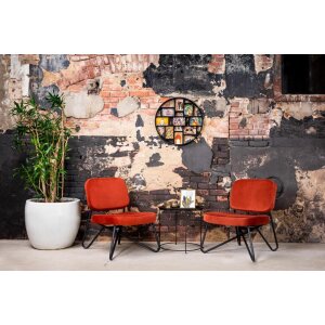 Henzo galerie foto Discus cadru din plastic negru 9 fotografii 10x15 cm 56x56 cm