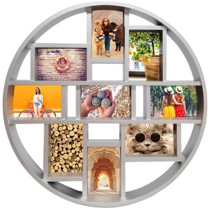 Henzo Galerie foto Disc 9 fotografii 10x15 cm argint...