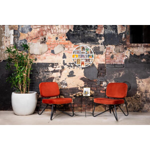 Henzo Galerie foto Discus Cadru din plastic 9 fotografii 10x15 cm Alb 56x56 cm