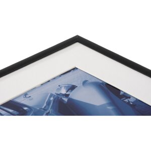 Henzo aluminiu cadru Portofino 40x60 cm negru passe-partout pentru 30x45 cm fotografie