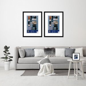 Henzo cadru din plastic Napoli 60x90 cm negru