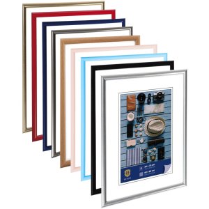 Henzo Kunststoffrahmen Napoli 60x90 cm silber