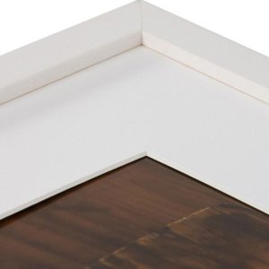 Henzo Holzrahmen Jardin 60x90 cm weiß mit Passepartout