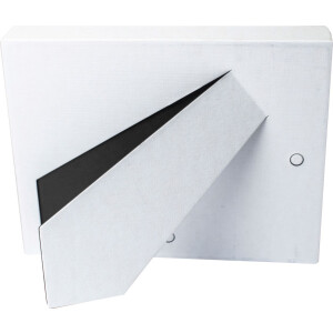 HNFD Passepartout ramă foto 10x15 cm alb fără sticlă cu suport ramă 3D