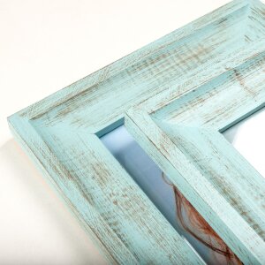 Walther Marley Fotorahmen 13x18 cm 15x20 cm Blau Holz Shabby Chic