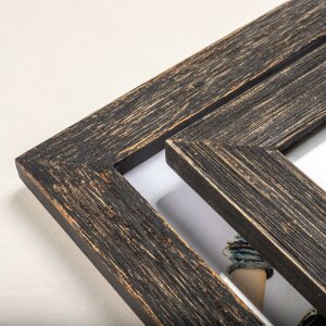 Walther Lou Holz-Fotorahmen 13x18 cm 15x20 cm Schwarz Shabby Chic