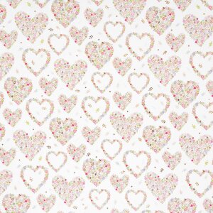 Goldbuch Geschenkpapier Flowers in the Heart 50x70 cm