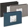 Walther Mini Album Beyond Album foto 10x15 cm pentru 12 fotografii Albastru Gri Negru