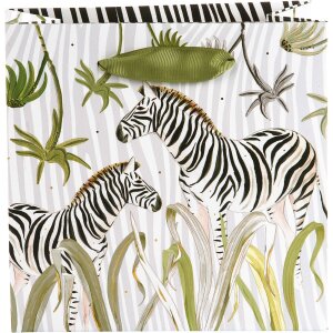 Goldbuch Geschenktasche Wild Life Zebra 18x18x8 cm
