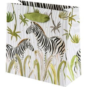 Goldbuch Geschenktasche Wild Life Zebra 18x18x8 cm