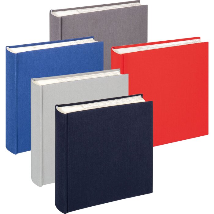 Walther Memo slip-in album pânză 200 fotografii 10x15 cm copertă din in