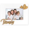 ZEP Cadru foto de familie 10x15 cm lemn alb cu suport