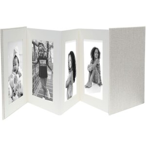 Deknudt lenjerie leporello gri pentru 8 fotografii 10x15 cm