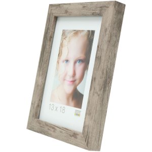 Deknudt Holzrahmen S45RH7AR grau-beige 30x40 cm mit Antireflexglas