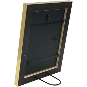 Deknudt Holzrahmen S45YA1 gold 18x24 cm mit Antireflexglas
