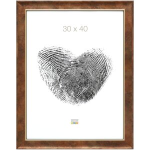 Cadru din lemn S46EA3 Gold edge 21x30 cm sticlă antireflex