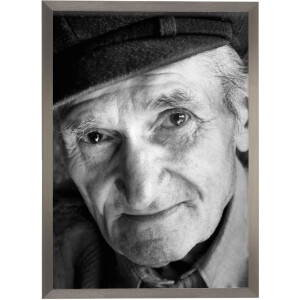 Rama foto pe pânză S46V argintiu 30x45 cm