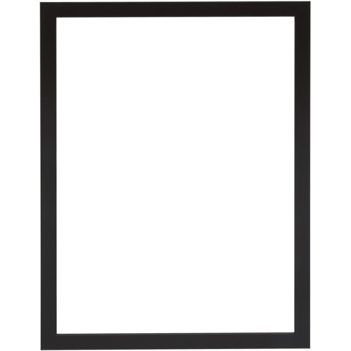 Deknudt Leinwand-Bilderrahmen S46V schwarz 30x45 cm Kunststoffrahmen