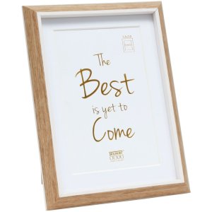 Deknudt Kunststoffrahmen S46WG natur Kante weiß...