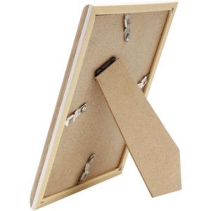 Deknudt Kunststoffrahmen S46WG natur Kante weiß 20x30 cm