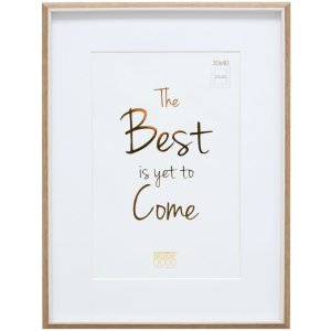 Deknudt Kunststoffrahmen S46WG natur Kante weiß 20x30 cm