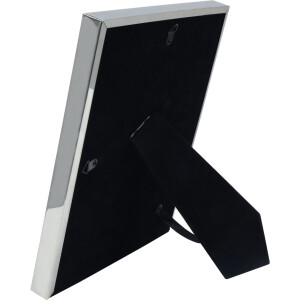 Rama foto S57MP1 argint lucios 10x15 cm cu passe-partout