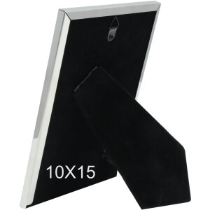 Rama foto S57MQ1 argintiu lucios 10x15 cm